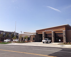 Landscaping at Fire Station #37